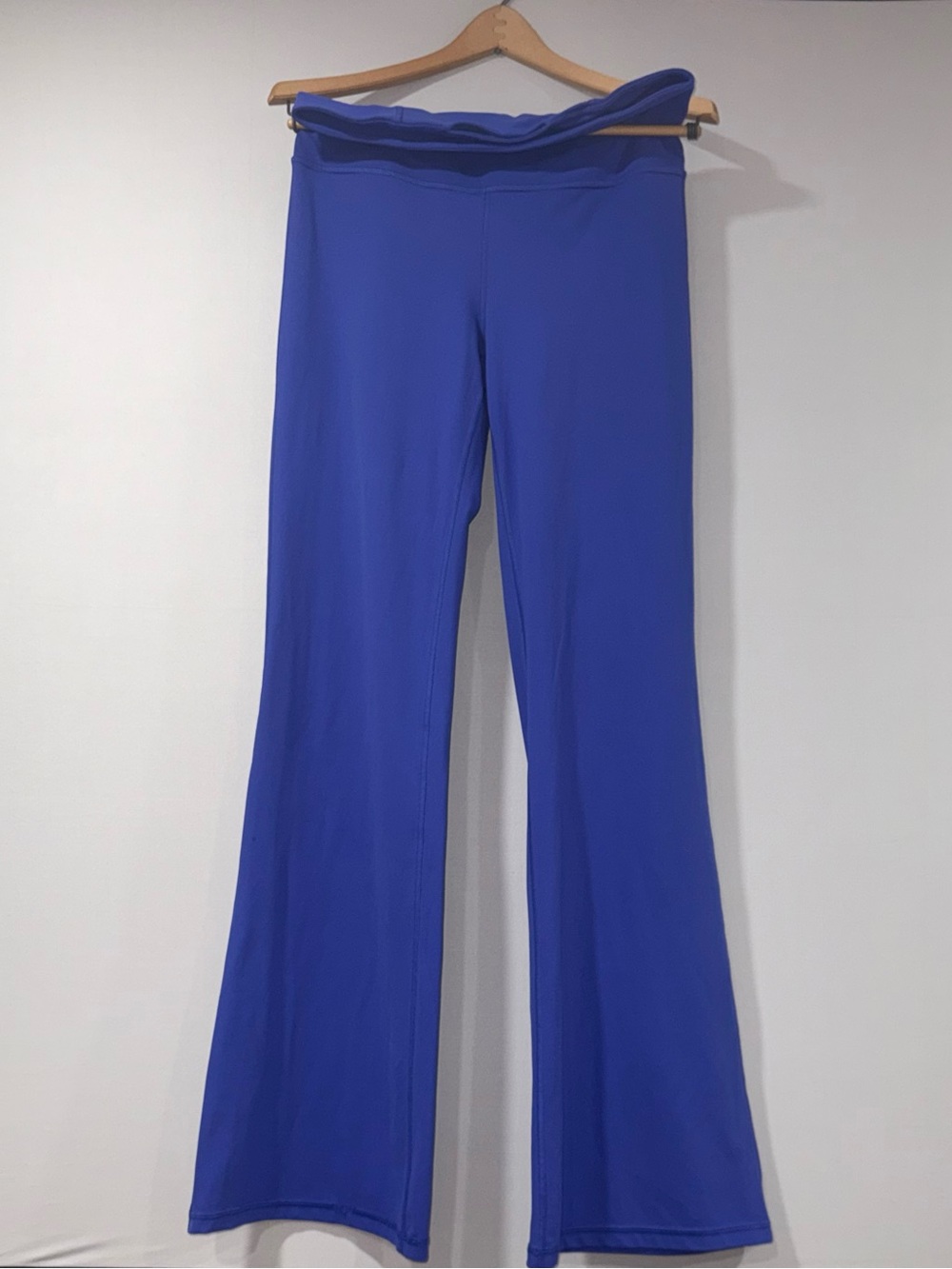 Athleta Elation Flare Pant Women’s Large Tall L/T Blue Yoga Leggings Athleisure